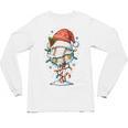 Baseball Christmas Ball Hat Snow Winter Premium Tri-Blend Unisex Long Sleeve T-Shirt