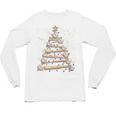 Baseball Christmas Tree Light Xmas Tees Boys Kids Men Unisex Long Sleeve T-Shirt