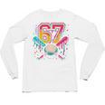 Baseball Drip 6 7 Number 67 Six Seven Meme Boys Kids Unisex Long Sleeve T-Shirt Baseball Drip 6 7 Number 67 Six Seven Meme Boys Kids Unisex Long Sleeve T-Shirt