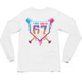 Baseball Drip I Was 6 Now I'm 7 67 Meme 7th Birthday Unisex Long Sleeve T-Shirt