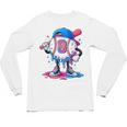 Baseball Drip 8th 8 Year Old Birthday Boys Pitcher Player Unisex Long Sleeve T-Shirt