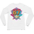 Baseball Drip Jersey Number 67 For Players & 67th Birthday Premium Tri-Blend Unisex Long Sleeve T-Shirt Baseball Drip Jersey Number 67 For Players & 67th Birthday Premium Tri-Blend Unisex Long Sleeve T-Shirt
