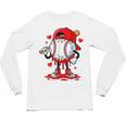 Baseball Drip Valentines Unisex Long Sleeve T-Shirt Baseball Drip Valentines Unisex Long Sleeve T-Shirt
