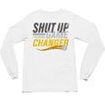 Baseball Fan Shut Up I'm Doing Game Changer Premium Tri-Blend Unisex Long Sleeve T-Shirt Baseball Fan Shut Up I'm Doing Game Changer Premium Tri-Blend Unisex Long Sleeve T-Shirt