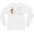 Baseball Hit Hard Run Fast Turn Left Men Boys Unisex Long Sleeve T-Shirt