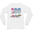 Baseball Player 100 Days Of School Sports Ice Cream Drip Premium Tri-Blend Unisex Long Sleeve T-Shirt Baseball Player 100 Days Of School Sports Ice Cream Drip Premium Tri-Blend Unisex Long Sleeve T-Shirt