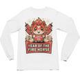 Chinese New Year 2026 Fire Horse Celebration Raglan Baseball Tee Unisex Long Sleeve T-Shirt