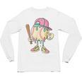 Cute Baseball Ice Cream Drip For Girls & Boys 2 Sides Unisex Long Sleeve T-Shirt Cute Baseball Ice Cream Drip For Girls & Boys 2 Sides Unisex Long Sleeve T-Shirt