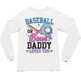 Gender Reveal Baseball Or Bows Daddy Loves You Unisex Long Sleeve T-Shirt Gender Reveal Baseball Or Bows Daddy Loves You Unisex Long Sleeve T-Shirt
