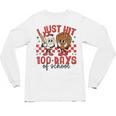 I Just Hit 100 Days Of School Baseball 100th Day Teacher Kid Unisex Long Sleeve T-Shirt I Just Hit 100 Days Of School Baseball 100th Day Teacher Kid Unisex Long Sleeve T-Shirt