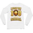I Just Hit 100 Days Of School Baseball Boys Kids 100th Day Unisex Long Sleeve T-Shirt