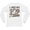 Kids I Just Hit 100 Days Boys 100 Days Of School Baseball Kids Unisex Long Sleeve T-Shirt