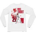 Mike Trout Los Angeles A MLB Baseball Players MLBMTR304N Unisex Long Sleeve T-Shirt Mike Trout Los Angeles A MLB Baseball Players MLBMTR304N Unisex Long Sleeve T-Shirt