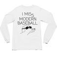I Miss Modern Baseball Vintage Baseball Meme Tee Unisex Long Sleeve T-Shirt I Miss Modern Baseball Vintage Baseball Meme Tee Unisex Long Sleeve T-Shirt