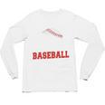 Proud Sister Of A Baseball Senior Class Of 2026 Graduation Unisex Long Sleeve T-Shirt