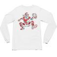 Santa Playing Baseball Catcher Merry Christmas Sport Player Unisex Long Sleeve T-Shirt Santa Playing Baseball Catcher Merry Christmas Sport Player Unisex Long Sleeve T-Shirt