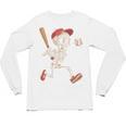 Skeleton Batting Baseball Halloween Boys Men Kids Unisex Long Sleeve T-Shirt Skeleton Batting Baseball Halloween Boys Men Kids Unisex Long Sleeve T-Shirt