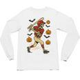 Skeleton Halloween Baseball Boys Men Kids Toddler Unisex Long Sleeve T-Shirt