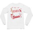 Stealing Hearts Like I Steal Bases Softball Baseball Batter Unisex Long Sleeve T-Shirt