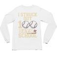 I Struck Out 100 Days Of School Baseball Fan Students Batter Premium Tri-Blend Unisex Long Sleeve T-Shirt I Struck Out 100 Days Of School Baseball Fan Students Batter Premium Tri-Blend Unisex Long Sleeve T-Shirt