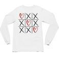 Tic Tac Toe Love Hearts Romantic Valentine Raglan Baseball Tee Unisex Long Sleeve T-Shirt Tic Tac Toe Love Hearts Romantic Valentine Raglan Baseball Tee Unisex Long Sleeve T-Shirt
