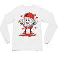 Valentine Baseball Heart Sports Men Boys Kid Unisex Long Sleeve T-Shirt