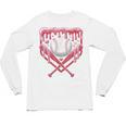 Valentines Baseball Boys Ice Cream Drip Heart Youth Kids Unisex Long Sleeve T-Shirt Valentines Baseball Boys Ice Cream Drip Heart Youth Kids Unisex Long Sleeve T-Shirt