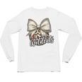 Wildcats Baseball Leopard Print Coquette Bow Mascot Game Day Unisex Long Sleeve T-Shirt Wildcats Baseball Leopard Print Coquette Bow Mascot Game Day Unisex Long Sleeve T-Shirt