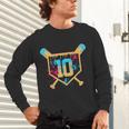 10 Years Old 10th Birthday Baseball Ice Cream Dripping Boys Unisex Long Sleeve T-Shirt 10 Years Old 10th Birthday Baseball Ice Cream Dripping Boys Unisex Long Sleeve T-Shirt