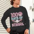 100 Days Of School Baseball 100th Day Of School Girls Unisex Long Sleeve T-Shirt