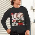 100 Days Of School Baseball 100th Day Of School Kids Teacher Unisex Long Sleeve T-Shirt 100 Days Of School Baseball 100th Day Of School Kids Teacher Unisex Long Sleeve T-Shirt