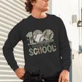 100 Days Of School Baseball Camo Celebration Unisex Long Sleeve T-Shirt
