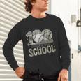 100 Days Of School Baseball Cap Boy School Teacher Unisex Long Sleeve T-Shirt