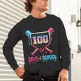 100 Days Of School Ice Cream Drip Baseball 100 Days Smarter Unisex Long Sleeve T-Shirt 100 Days Of School Ice Cream Drip Baseball 100 Days Smarter Unisex Long Sleeve T-Shirt