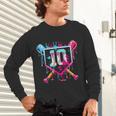 10th Birthday Boys Baseball Ice Cream Drip Boys Baseball Unisex Long Sleeve T-Shirt 10th Birthday Boys Baseball Ice Cream Drip Boys Baseball Unisex Long Sleeve T-Shirt