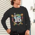 16th Birthday Baseball Drip Number 16 Year Old Birthday Boy Unisex Long Sleeve T-Shirt 16th Birthday Baseball Drip Number 16 Year Old Birthday Boy Unisex Long Sleeve T-Shirt