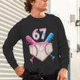 6 7 Baseball Dripping Six Seven Gen Alpha Slang Unisex Long Sleeve T-Shirt 6 7 Baseball Dripping Six Seven Gen Alpha Slang Unisex Long Sleeve T-Shirt