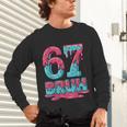 67 Ice Cream Drip Baseball For Men Women Kids Unisex Long Sleeve T-Shirt 67 Ice Cream Drip Baseball For Men Women Kids Unisex Long Sleeve T-Shirt
