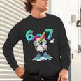 67 Meme Six Seven Meme Baseball Dapping Ice Cream Drip Unisex Long Sleeve T-Shirt