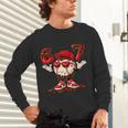 67 Valentine Day Baseball Chocolate Ice Cream Drip Unisex Long Sleeve T-Shirt