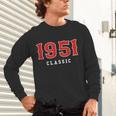 75 Year Old 1951 Classic Baseball Fan 75th Birthday Unisex Long Sleeve T-Shirt