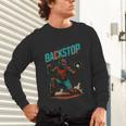 Backstop Catcher Baseball Graphic Unisex Long Sleeve T-Shirt Backstop Catcher Baseball Graphic Unisex Long Sleeve T-Shirt