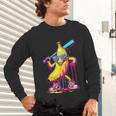 Banana With Baseball Bat Street Baseball Drip Unisex Long Sleeve T-Shirt Banana With Baseball Bat Street Baseball Drip Unisex Long Sleeve T-Shirt
