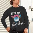 Baseball 6 Year Old Ice Cream Drip 6th Birthday Boy Number 6 Unisex Long Sleeve T-Shirt Baseball 6 Year Old Ice Cream Drip 6th Birthday Boy Number 6 Unisex Long Sleeve T-Shirt