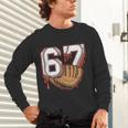 Baseball 67 Six Seven Alpha Slang 6 7 Meme Kids Teachers Boy Unisex Long Sleeve T-Shirt