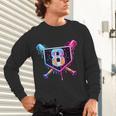 Baseball 8 Year Old Ice Cream Drip 8th Birthday Party Unisex Long Sleeve T-Shirt Baseball 8 Year Old Ice Cream Drip 8th Birthday Party Unisex Long Sleeve T-Shirt
