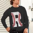 Baseball Alphabet Monogram Initial Letter R Unisex Long Sleeve T-Shirt Baseball Alphabet Monogram Initial Letter R Unisex Long Sleeve T-Shirt