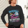Baseball Or Bows Big Brother Loves You Gender Pink Or Blue Unisex Long Sleeve T-Shirt Baseball Or Bows Big Brother Loves You Gender Pink Or Blue Unisex Long Sleeve T-Shirt