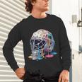 Baseball Catcher Mask Ice Cream Dripping Baseball Boys Unisex Long Sleeve T-Shirt Baseball Catcher Mask Ice Cream Dripping Baseball Boys Unisex Long Sleeve T-Shirt