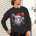 Baseball Christmas Santa Hat Baseball Christmas Drip Unisex Long Sleeve T-Shirt Baseball Christmas Santa Hat Baseball Christmas Drip Unisex Long Sleeve T-Shirt